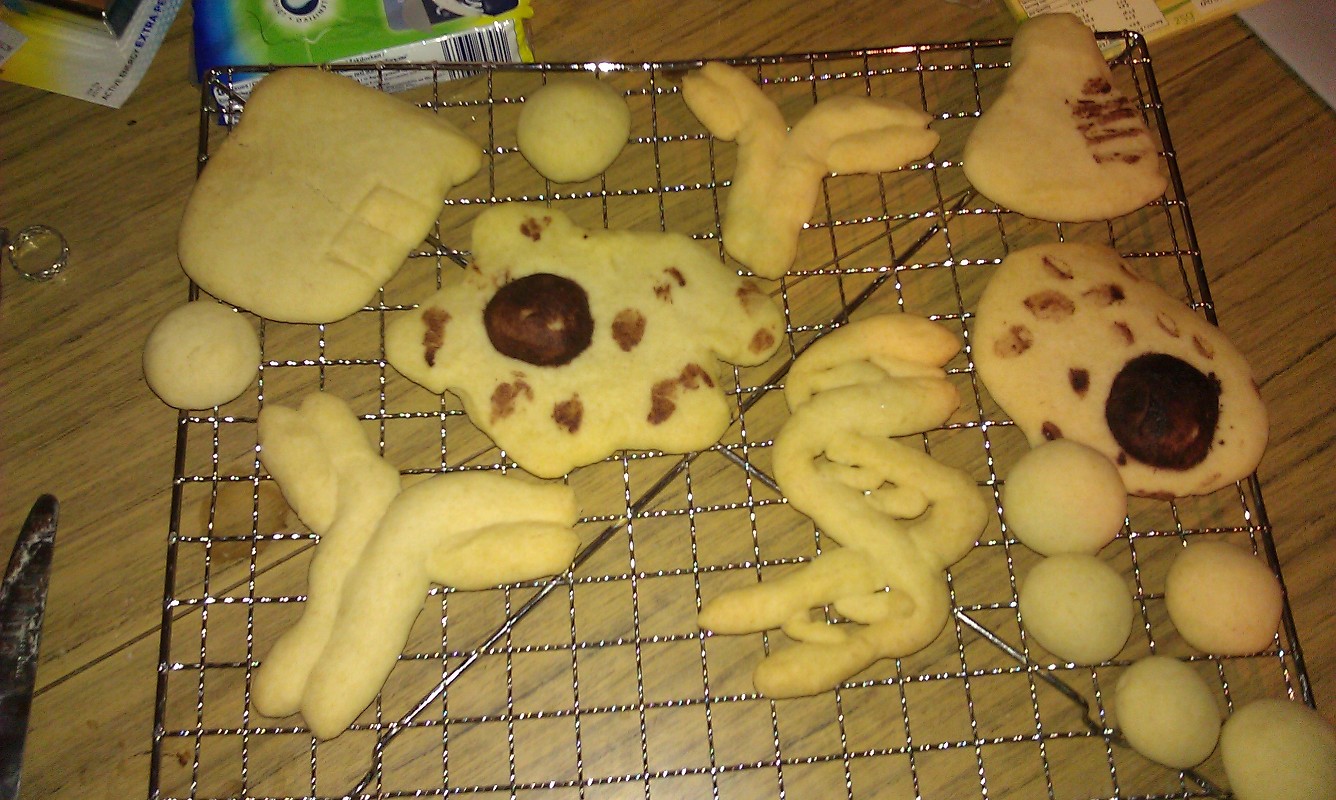 Science Biscuits Science Biscuits cooling on a rack